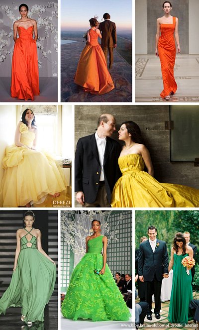 Kolorowe Suknie lubne
