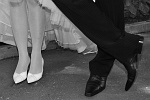 Buty do krótkiej sukni ślubnej