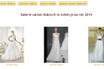 Galeria sukien ślubnych na rok 2014
